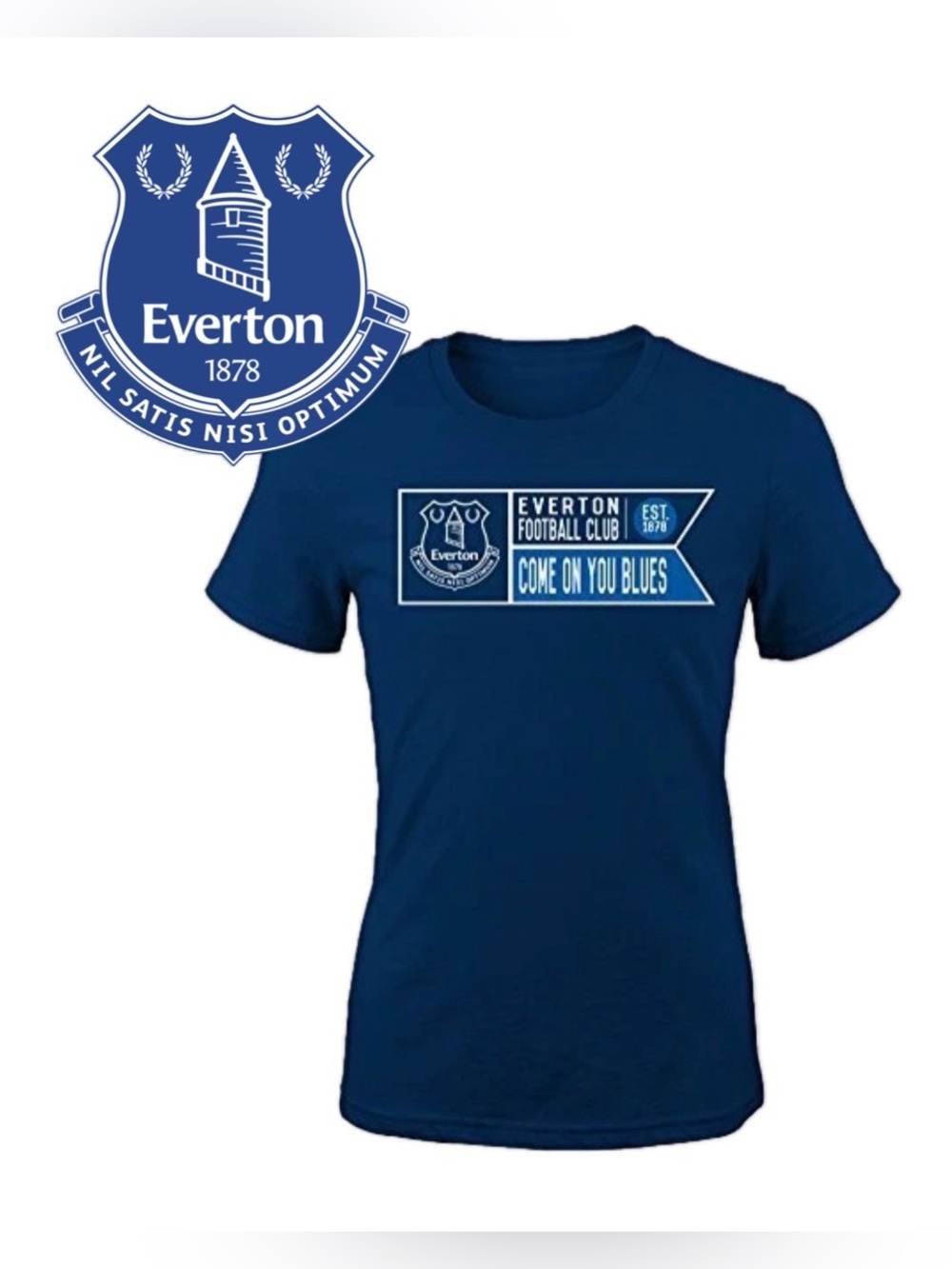 NWT [Gen2] Everton Football Club Premier League T-Shirt Youth Girls Large (14)